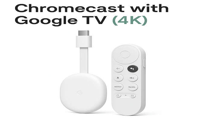 Chromecast with Google TV (4K) comme boitier iptv