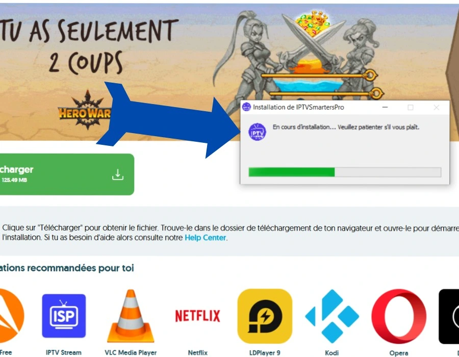 installation iptv smarters pro