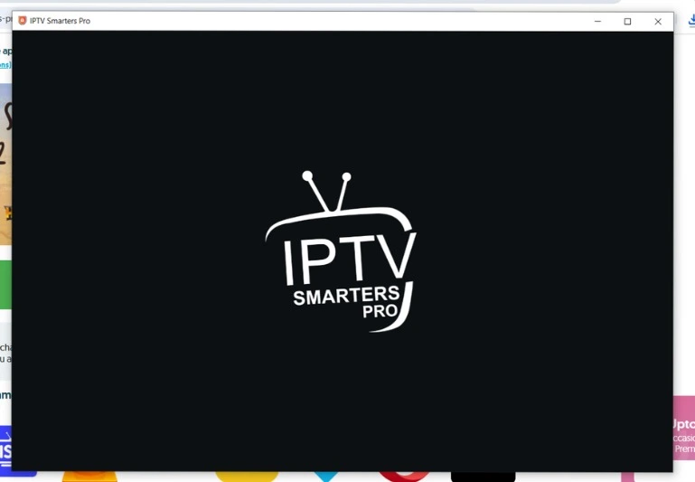 ouverture application iptv smarter pro pour la premiere fois