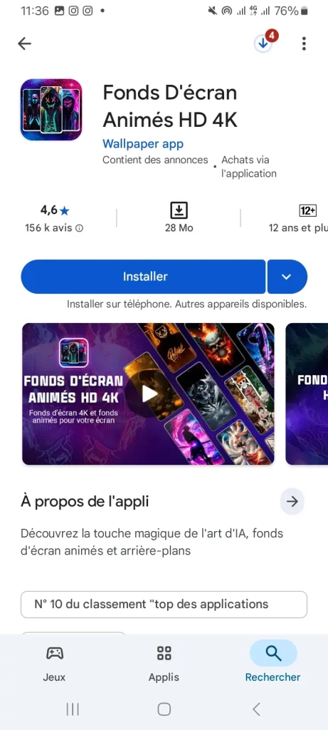 Fond d’écran Animés HD 4K