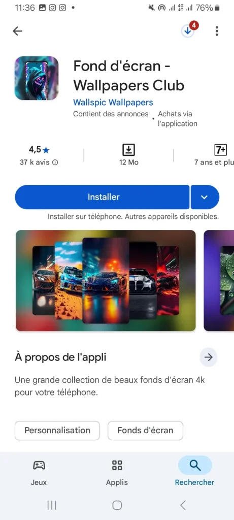 Fond d’écran -Wallpapers Club