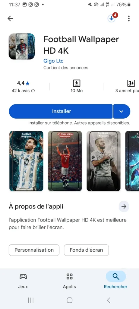 Football Wallpaper HD 4k