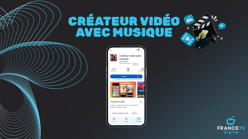 Créateur vidéo avec musique