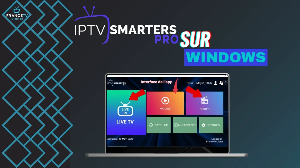 Interface de smarters pro