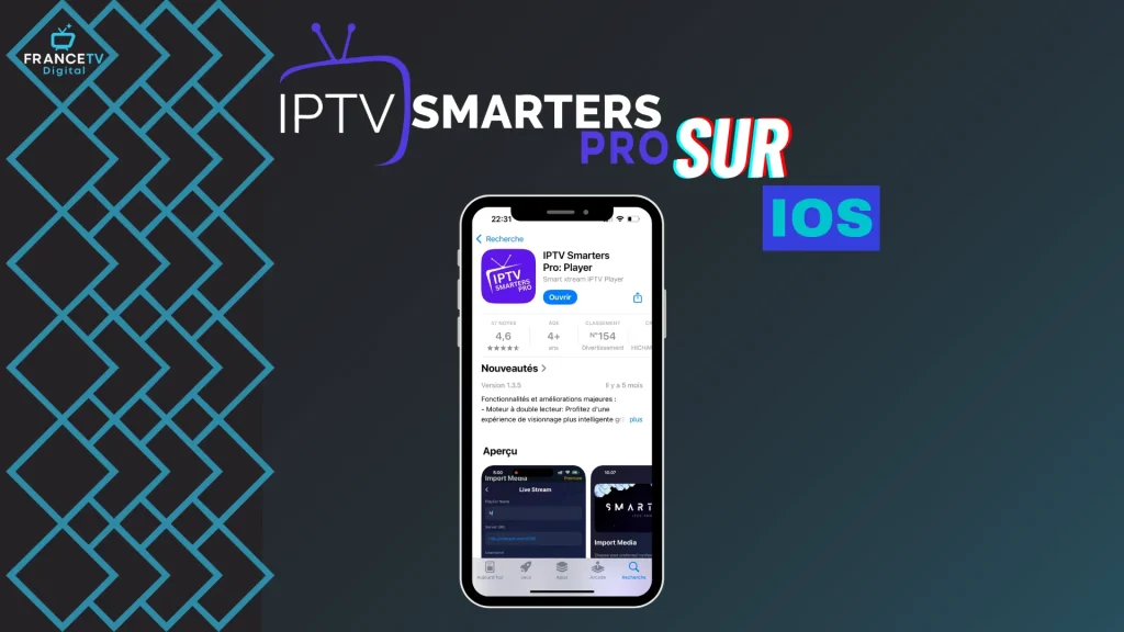 IPTV smarters pro sur iOS