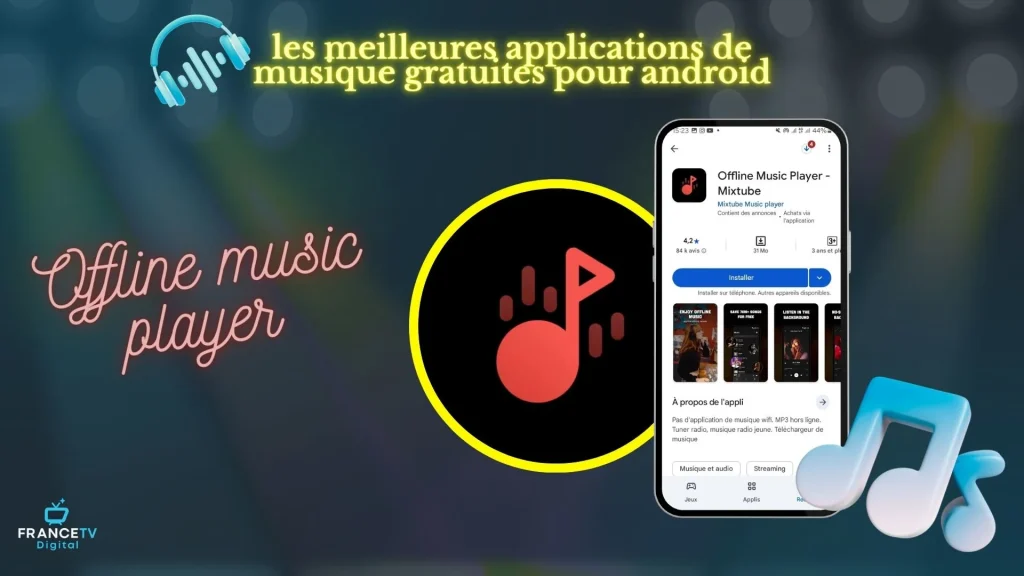 Offline music player