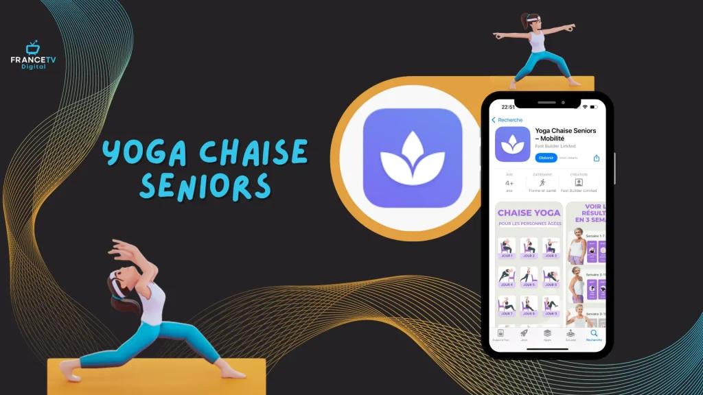 Yoga chaise seniors